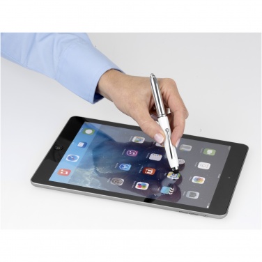 Logotrade Werbegeschenke das Foto: Xenon Stylus Kugelschreiber mit LED Licht