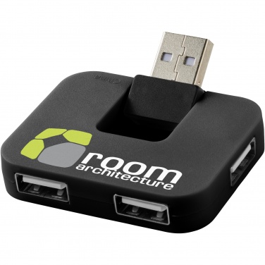 Logotrade Firmengeschenke das Foto: Gaia USB Hub mit 4 Anschlüssen