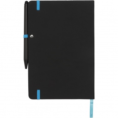 Logotrade werbemittel das Foto: Noir Edge A5 Notizbuch mit farbigem Rand