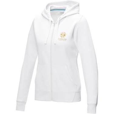 Logotrade werbemittel das Foto: Ruby Hoodie mit durchgehendem Reißverschluss aus Bio-Material für Damen