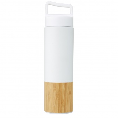 Logotrade Werbegeschenke das Foto: Torne 540 ml Kupfer-Vakuum Isolierflasche mit Bambus Außenwand