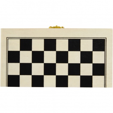 Logotrade werbemittel das Foto: Mugo 3-in-1 Spieleset aus Holz