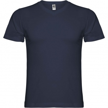 Logotrade Firmengeschenke das Foto: Samoyedo T-Shirt mit V-Ausschnitt für Herren