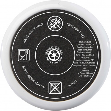 Logotrade Werbegeschenke das Foto: Melbourne 1200 ml RCS-zertifizierter Isolierbecher mit Strohhalm