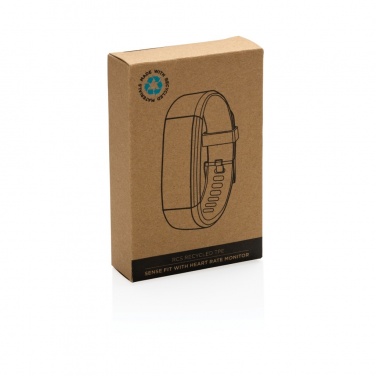 Logotrade Geschäftsgeschenke das Foto: Sense Fit Tracker aus RCS recyceltem TPU mit Pulsmesser