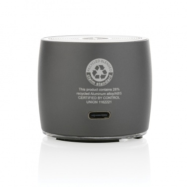 Logotrade werbemittel das Foto: Swiss Peak 3W Basslautsprecher aus RCS recyceltem Aluminium