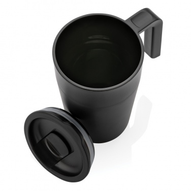 Logotrade Firmengeschenke das Foto: GRS recycelte PP und Stainless Steel Tasse mit Griff