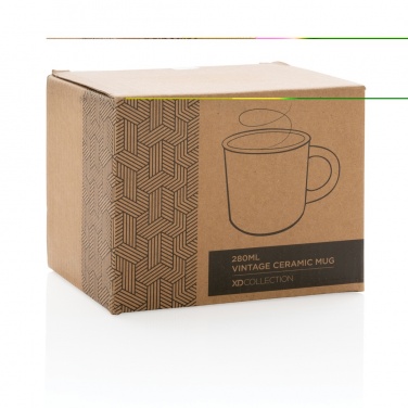 Logotrade Werbeartikel das Foto: Vintage Keramiktasse, 280ml