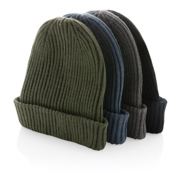 Logotrade werbemittel das Foto: Impact AWARE™ Polylana® doppelt gestrickte Mütze