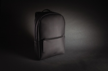 Logotrade Werbeartikel das Foto: Swiss Peak Deluxe PU Laptop-Rucksack, PVC-frei