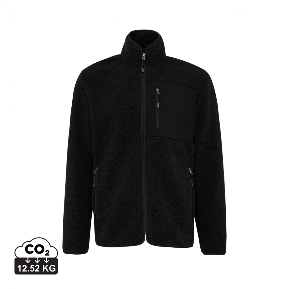 Logotrade werbemittel das Foto: Iqoniq Diran Fleecejacke aus recyceltem Polyesterflor