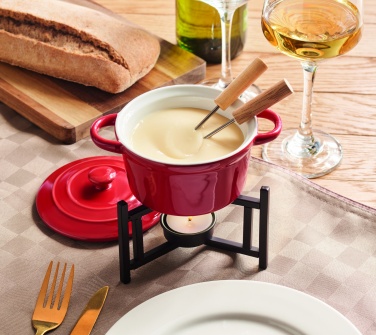 Logotrade Geschäftsgeschenke das Foto: Keramik-Fondue-Set 300 ml