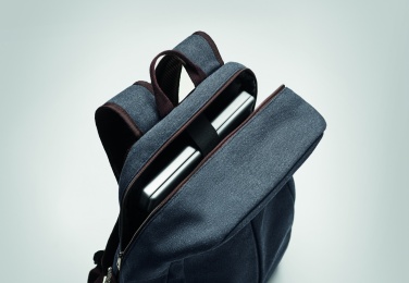 Logotrade Geschäftsgeschenke das Foto: Laptop Rucksack Canvas
