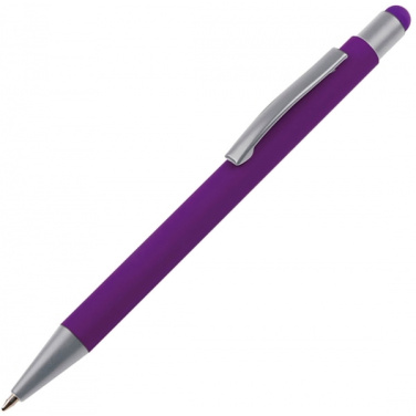 Logotrade werbemittel das Foto: Metall Kugelschreiber Touchpen Soft Touch SALT LAKE CITY