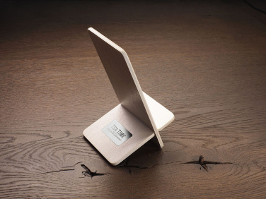 Logotrade Firmengeschenke das Foto: Telefonständer aus Holz 1834121