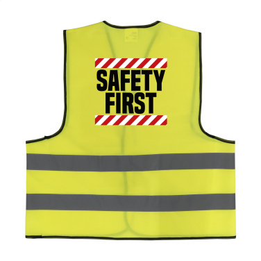 Logotrade Geschäftsgeschenke das Foto: SafetyFirst Sicherheitsweste