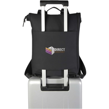 Logotrade Logogeschenke das Foto: Turner 15,6" GRS-recycelter Rolltop Laptop-Rucksack 12 L