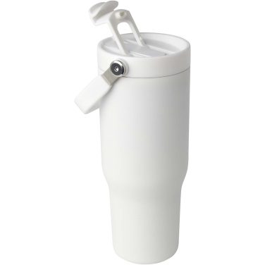 Logotrade Werbeartikel das Foto: Bronx 900 ml RCS-zertifizierter Kupfer-Vakuum Isolierbecher aus Edelstahl mit Doppelfunktionsdeckel