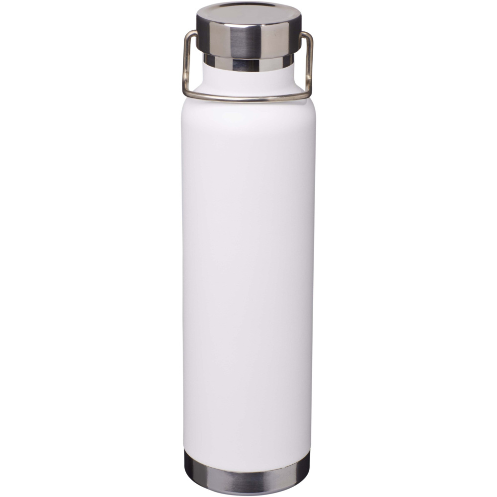 Logotrade Geschäftsgeschenke das Foto: Thor 650 ml RCS-zertifizierte Kupfer-Vakuum Isolierflasche aus recyceltem Edelstahl