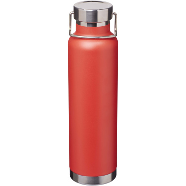 Logotrade Geschäftsgeschenke das Foto: Thor 650 ml RCS-zertifizierte Kupfer-Vakuum Isolierflasche aus recyceltem Edelstahl