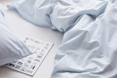 Logotrade Firmengeschenke das Foto: Montgomery Premium-Baumwollbettwäsche, 4er-Set