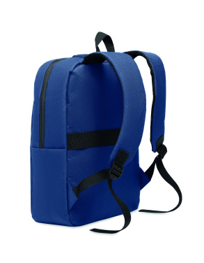 Logotrade Geschäftsgeschenke das Foto: Ein Rucksack aus 600D RPET-Polyester mit 210D-Futter und individuell anpassbarem Druck