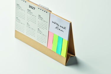 Logotrade Werbegeschenke das Foto: Tischkalender mit Memoblock
