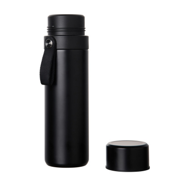 Logotrade Geschäftsgeschenke das Foto: VINGA Tono RCS Thermoskanne mit zwei Bechern, 750ml