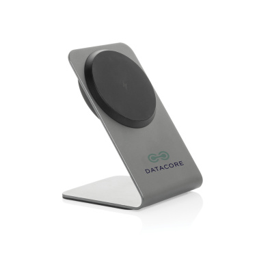 Logotrade Geschäftsgeschenke das Foto: Terra Aluminium 15W magnetischer Wireless-Charger