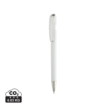 Logotrade Firmengeschenke das Foto: Glide GRS-zertifizierter rABS Stift mit Metallclip