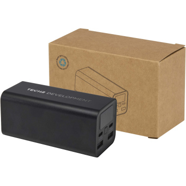 Logotrade Werbeartikel das Foto: Acamar 70 W 20.000 mAh Laptop Powerbank aus recyceltem Aluminium