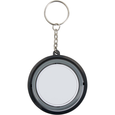Logotrade Werbegeschenke das Foto: Spinx Gyroskop Fidget Schlüsselanhänger aus recyceltem Kunststoff
