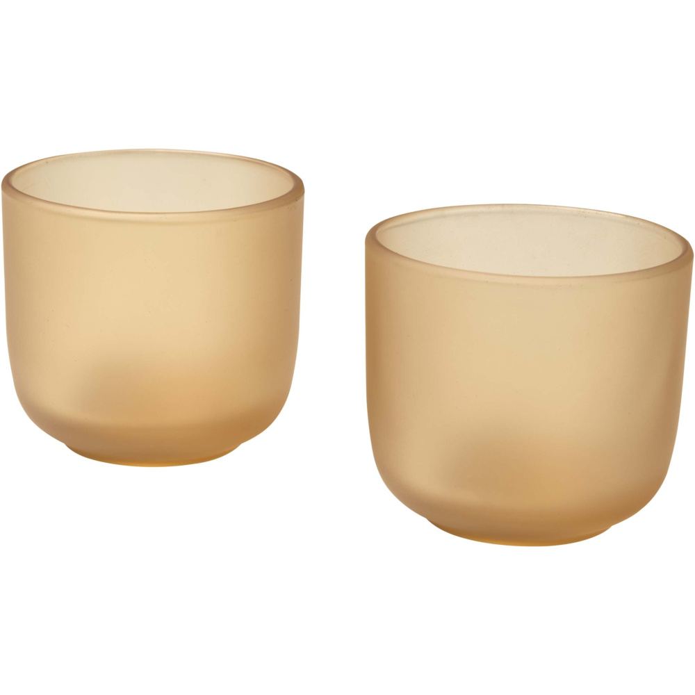 Logotrade Geschäftsgeschenke das Foto: Mal 200 ml Glasbecher – 2er-Set