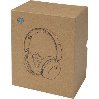 Logotrade Geschäftsgeschenke das Foto: Hoggar Falltbare Over Ear Kopfhörer mit ANC und ENC aus recyceltem Kunststoff