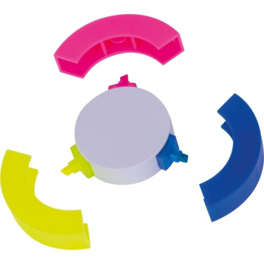 Logotrade Werbeartikel das Foto: 3-in-1 Highlighter ANDORRA