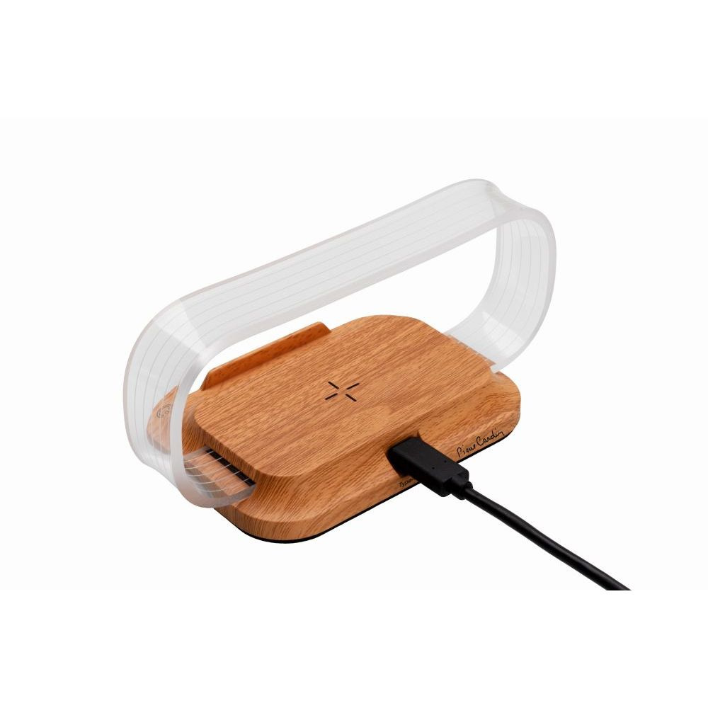 Logotrade Logogeschenke das Foto: Handyhalterung mit kabellosem Ladegerät JEROME Pierre Cardin