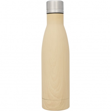 Logotrade advertising products photo of: Vasa 500 ml wood-look copper vacuum insulated bottle