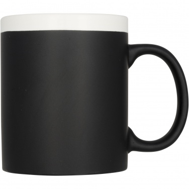 Logo trade promotional gifts picture of: Chalk-write 330 ml ceramic mug