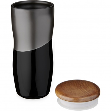 Logo trade promotional giveaways picture of: Double-walled ceramic tumbler Reno 370 ml