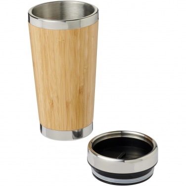Logotrade promotional giveaways photo of: Bambus 450 ml tumbler with bamboo outer