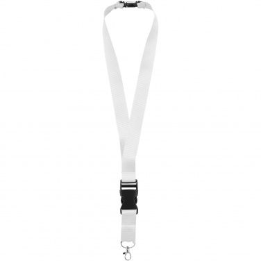 Logo trade promotional merchandise photo of: Yogi lanyard detachable buckle break-away closure