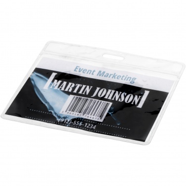 Logo trade promotional products image of: Serge transparent badge holder