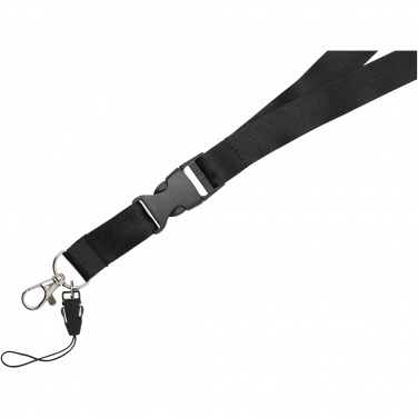 Logotrade promotional giveaway image of: Sagan phone holder lanyard with detachable buckle