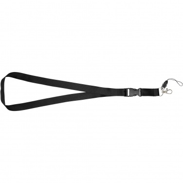 Logotrade promotional product picture of: Sagan phone holder lanyard with detachable buckle