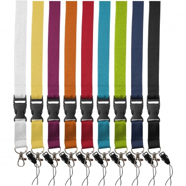 Logo trade promotional items image of: Sagan phone holder lanyard with detachable buckle