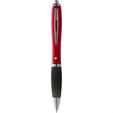 Logotrade promotional giveaways photo of: Nash ballpoint pen coloured barrel and black grip