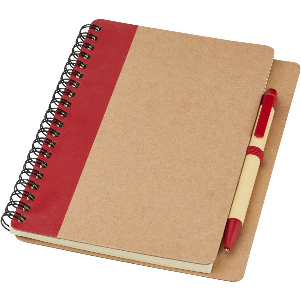 Logo trade promotional merchandise image of: Priestly recycled notebook with pen