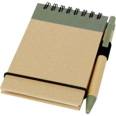 Logotrade corporate gift picture of: Zuse A7 recycled jotter notepad with pen