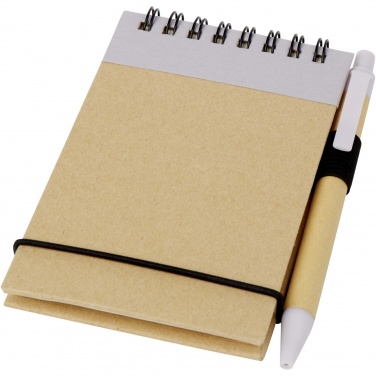 Logotrade promotional item picture of: Zuse A7 recycled jotter notepad with pen