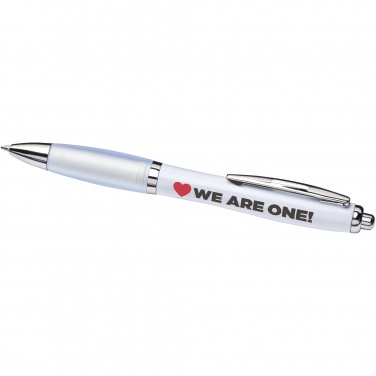 Logo trade advertising products picture of: Nash ballpoint pen with coloured barrel and grip